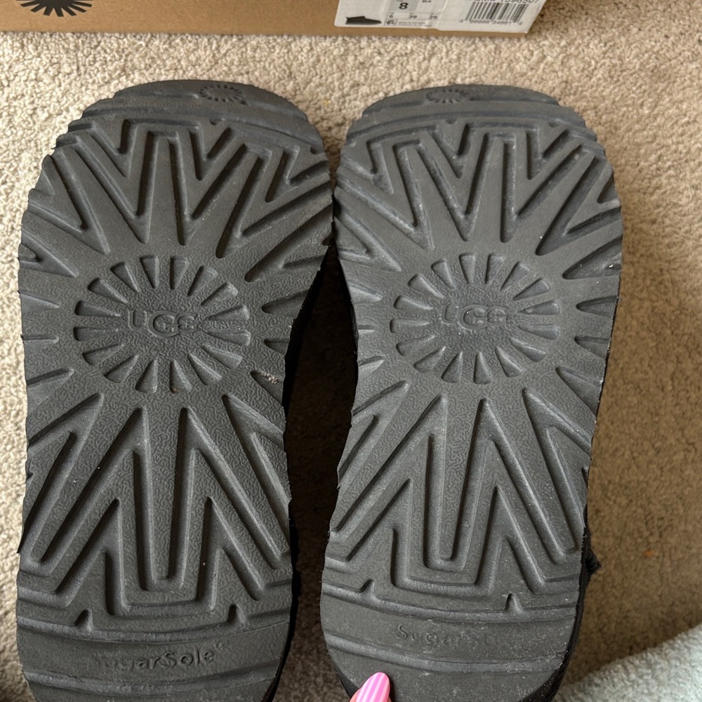 UGG Classic Ultra Mini Boots in Black - Picture 4 of 5